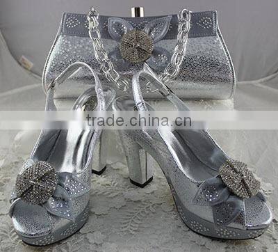 african new italian shoes &matching bags for wedding MG0096