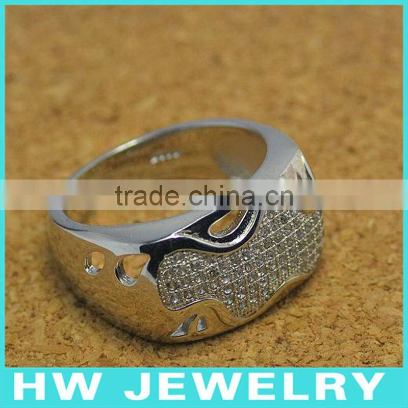 Top Quality Big Finger Cz Copper Rings