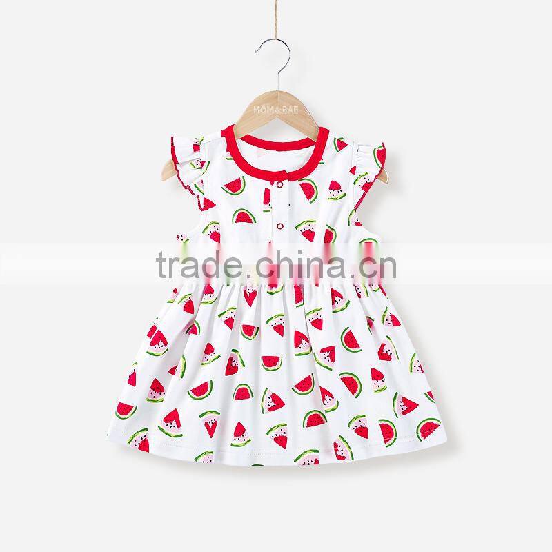 Mom and bab 2017 summer baby children clothes girl nice dress party wear factory price