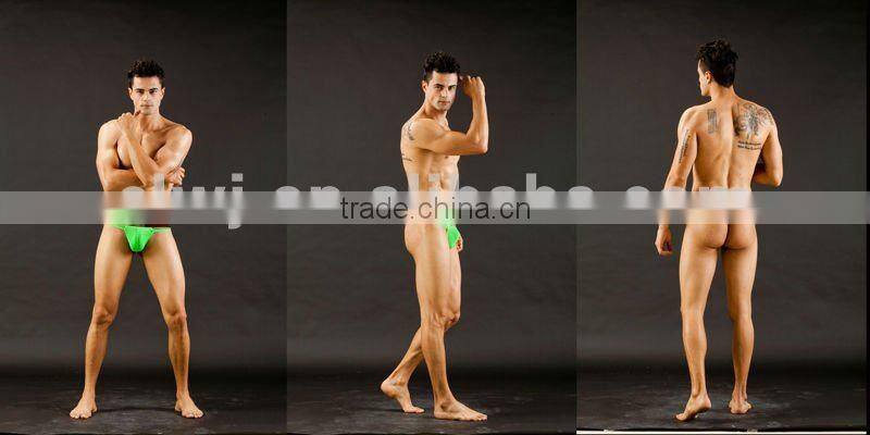 wholesale Transparent man's underwear mens nylon briefs sexy panties for man