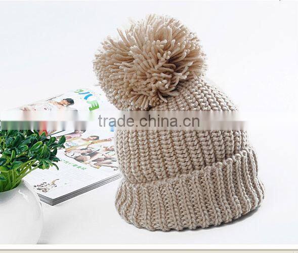 fashion computer knitted beret hats in white majored producer factory
