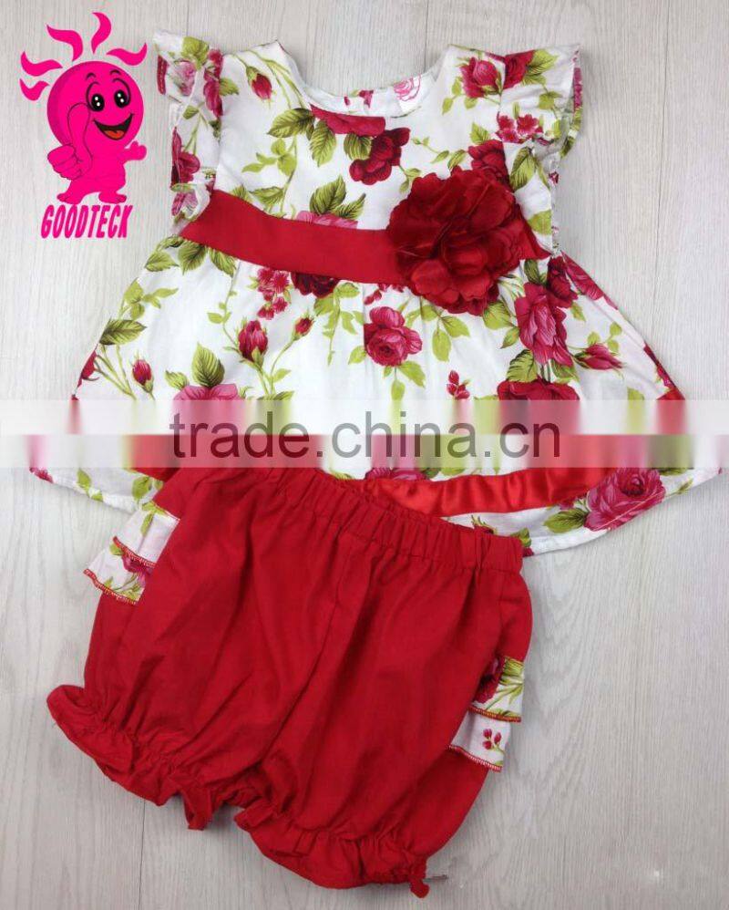 Hot Sale Summer baby Girls Outfit 2 Pieces Boutique Clothing Set For Child Clothes Set Baby Shorts Set Girls Outfit