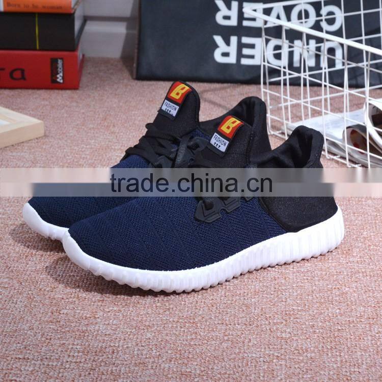 Hot sale breathable mesh upper shoes men casual sport