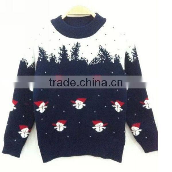 latest design fashion style hand knitted kids Sweater