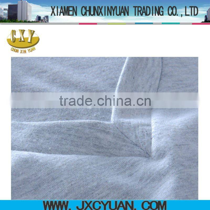 white blank t-shirt cotton spandex v-neck