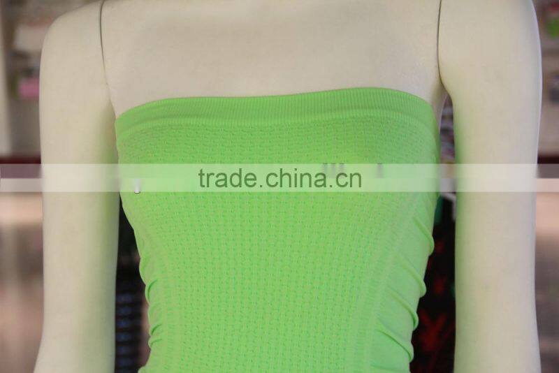 Lady Seamless Strapless Sexy Tube Top