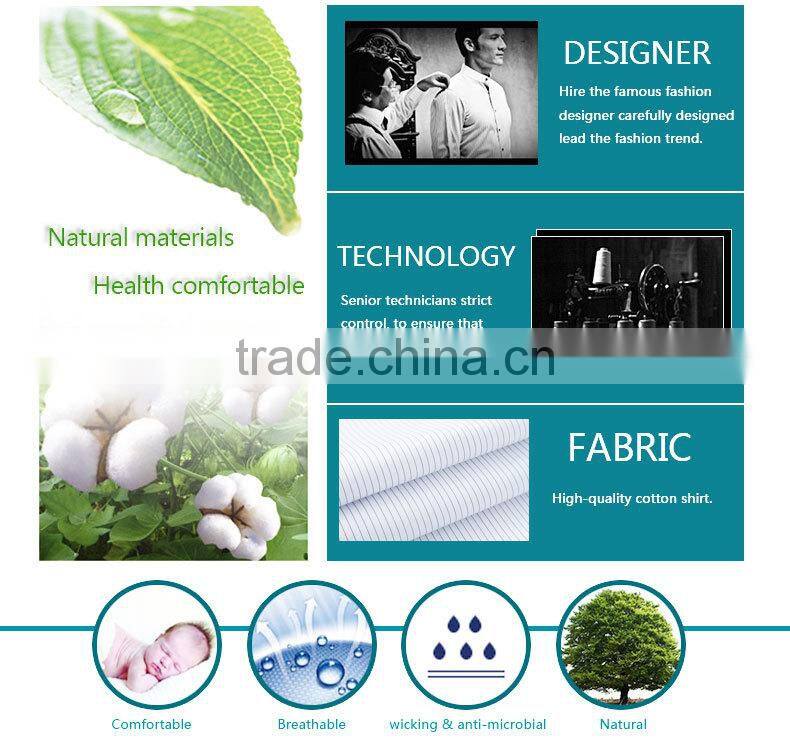 2017 new Brand Plaid Autumn Oxford mens slim fit fashion shirt