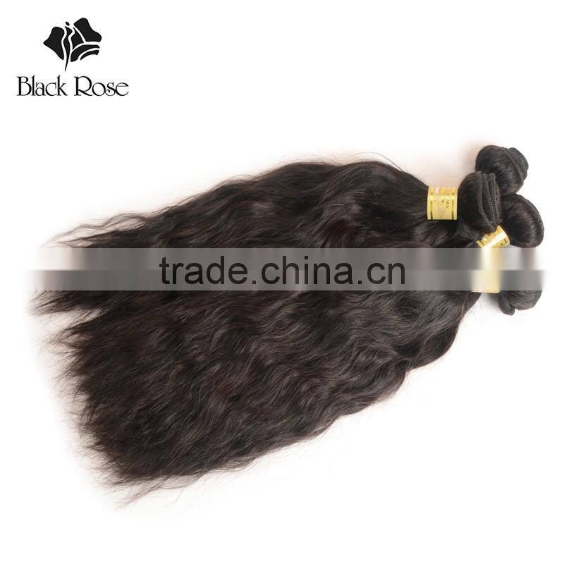 Fashionable Black Color 100% Virgin Indian Natural Wave Hair
