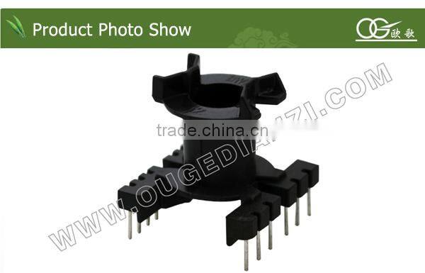 PQ2020 vertical transformer bobbin with pin6+8