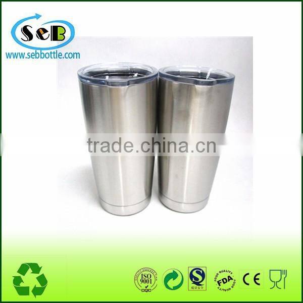 hot selling 20oz double wall vacuum coffee tumbler with powder coating