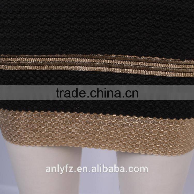 Anly wholesale women hot girls strapless lace high fashion latest designs sexy tight sleeveless party evening bandage dress