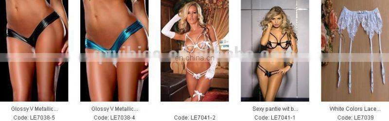 2015 new fashion sexy hot design underwear Glossy V bikini women panty