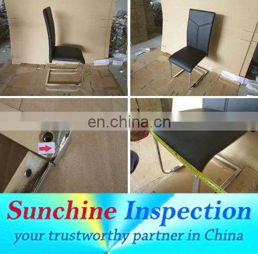 Plastic table and chairs inspection quality control service