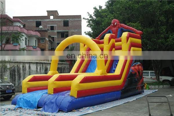 Hot sale Commercial Inflatable Spiderman Slide