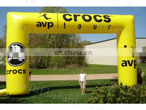 skiing race inflatable arch archway