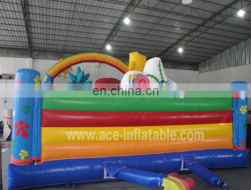 Inflatable Sponge Bob city playground,children playground
