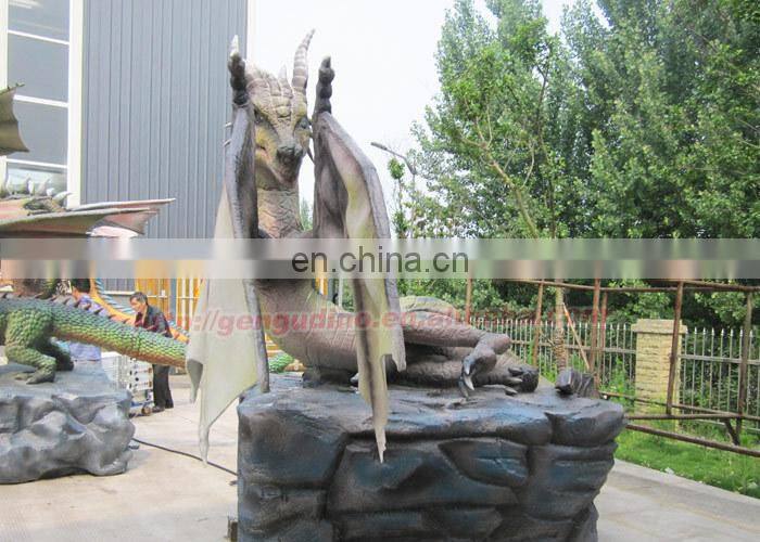 Most Popular High Simulation Life Size Dragon Sculpture
