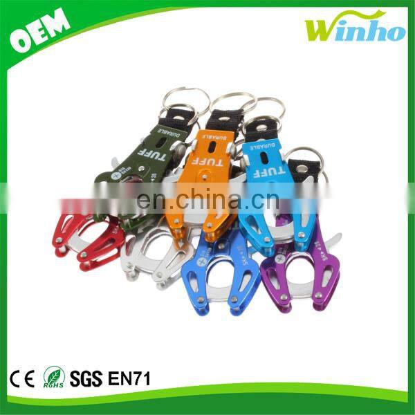 Winho Aluminium Carabiner Clip Climb Hook Lock Keychain