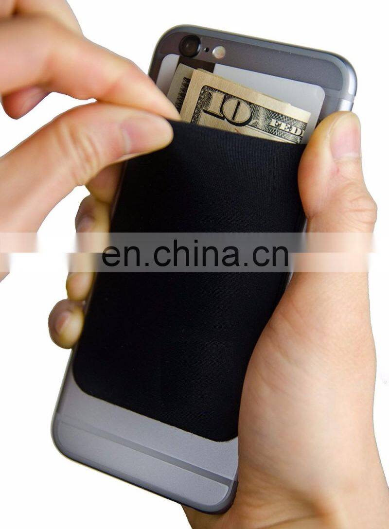Universal Lycra Adhesive Phone Wallet