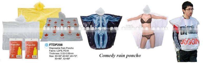 reusable waterproof pvc poncho cheap poncho
