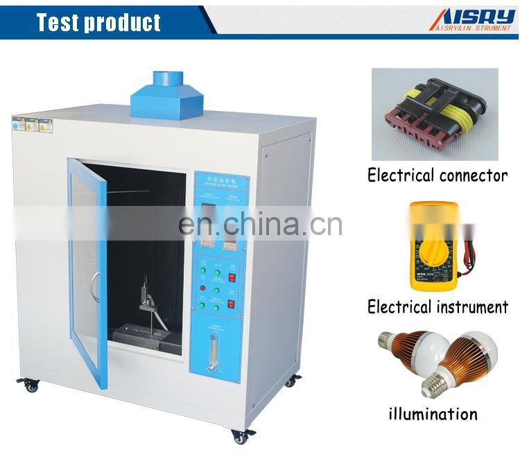 Flame Retardant Performance Tester For Electrical Components And Mechanical Components