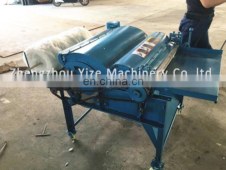 Trade Assurance Cotton Polyester Opening Machine Fiber Opener Machine Fabric Cloth Recycling Machine
