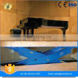 7LSJG Shandong SevenLift manual hydraulic woodworking container scissor lift table