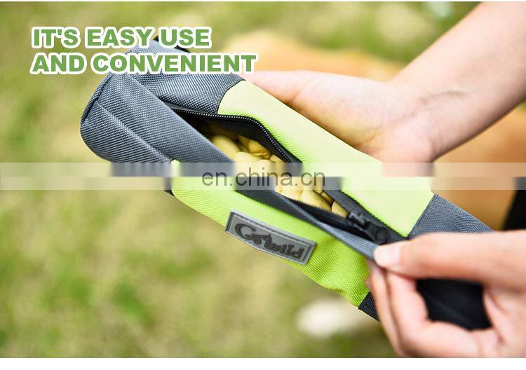 Pet Life Oxford Fabric Colored Travel Water Bowl And Food Bowl