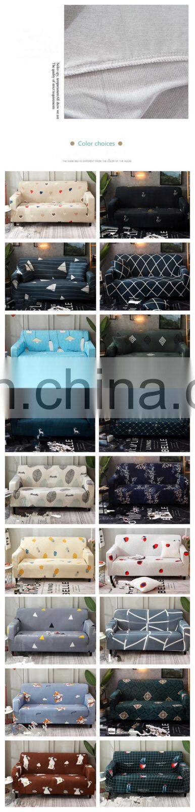 2019 hot sale Living room sofa covers Elastic jacquard fitted slip cover pet sofa cover