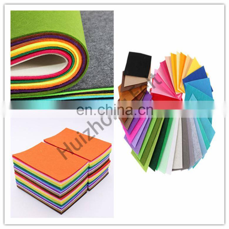 Factory Direct Wholesale High Quality Polyester Fabric Colorful Hard Felt