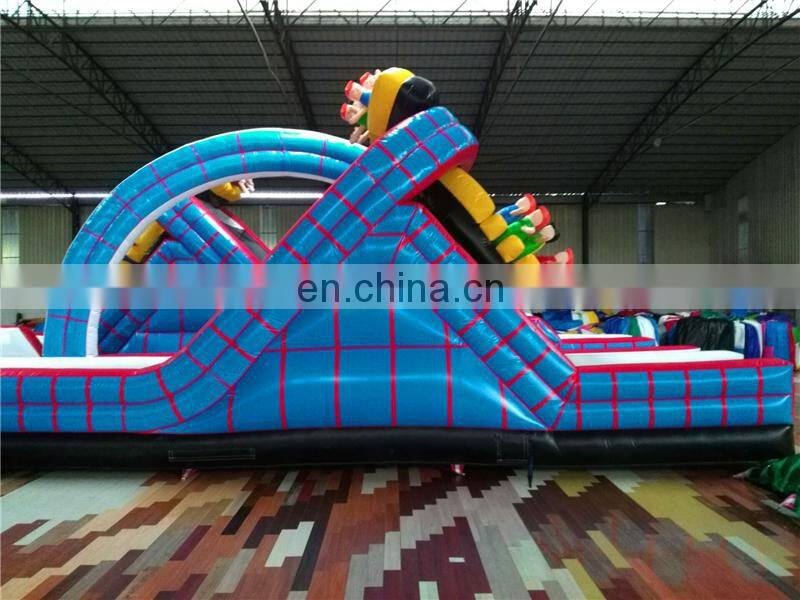 Kids Mobile air space theme assault inflatable obstacle course for sale