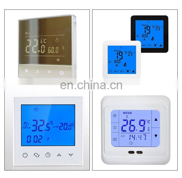 Factory Wholesale heating touch screen thermostat wifi function