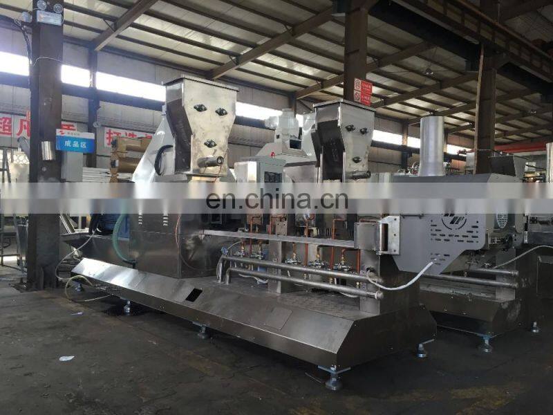 Full automatic machine to make instant nutritional rice crackers large capacity artificial rice making extruder machine