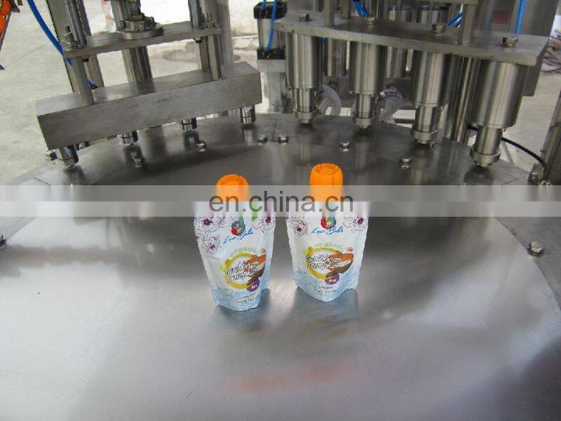 JOYGOAL China beverage drink spout pouch filling machine for packing suck jelly