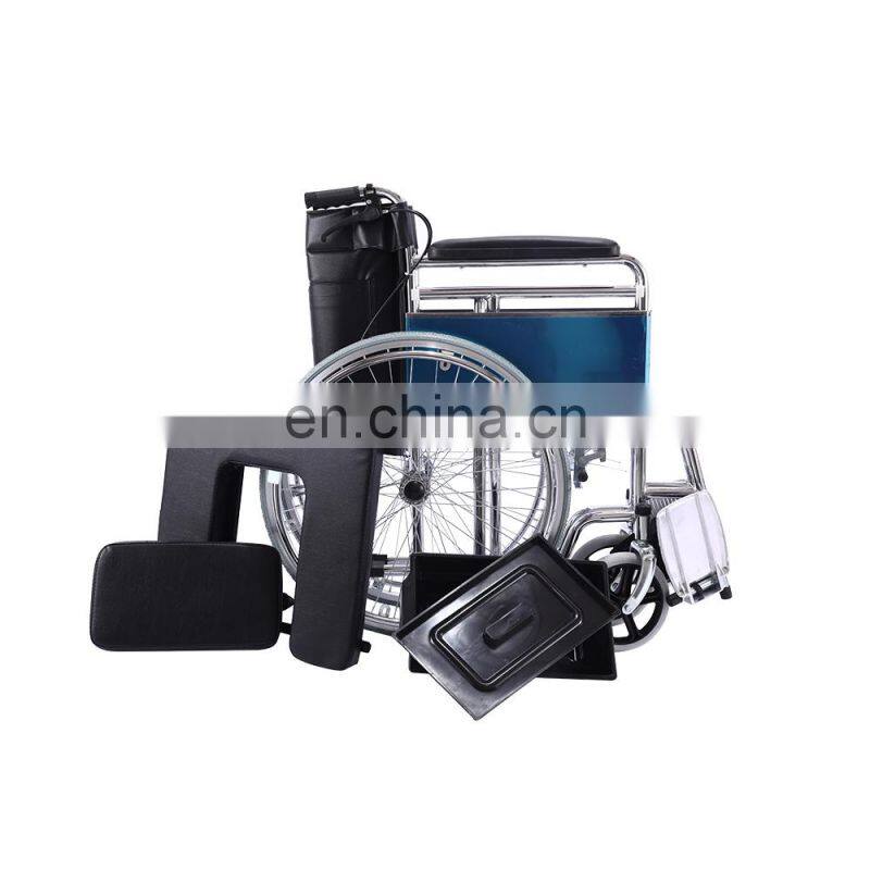 Hot sale Toilet wheel Chair Home Care indoor Disabled Shower Commode WheelChair