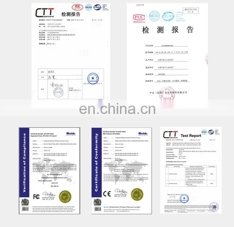 New USB Rechargeable 550ml Fruit Mixing Portable Juicer Blender