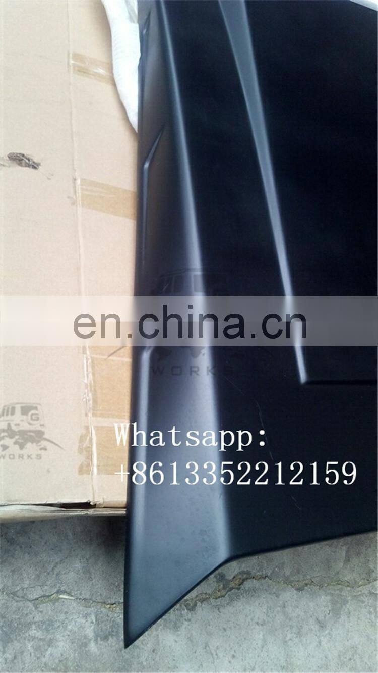 G class W463 FRP material hood cover fit for G-wagon W463 G500 G550 G55 G63 G65 bonnet with B logo