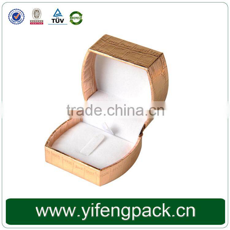 Alibaba China Customized Elegant Luxury Flocking Jewellery Box