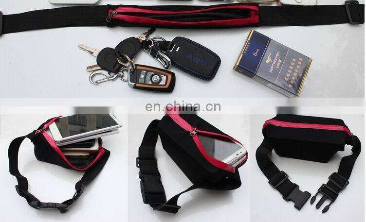 Outdoor Multifunction Pockets Elastic Sports Runners Riding Pockets Waterproof Mobile Phone Anti-theft Package 5colors