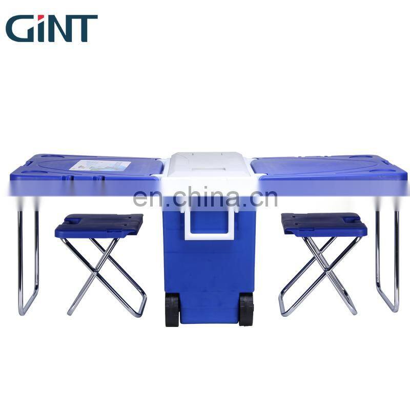 GiNT New Arrival Hot Selling Food Grade PP EPS Foam Cooler Box Hard Coolers with Tables Ice Chest