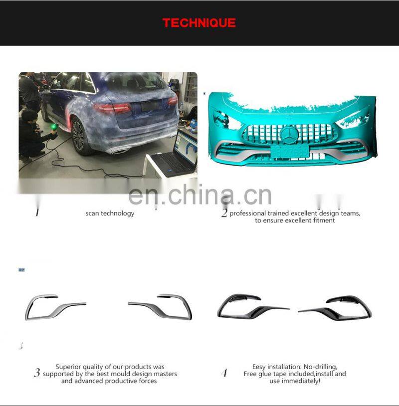 Popular carbon fiber Front Bumper Vent Trims for Mercedes Benz AMG GT50 GT53 4 Doors 2019-2020