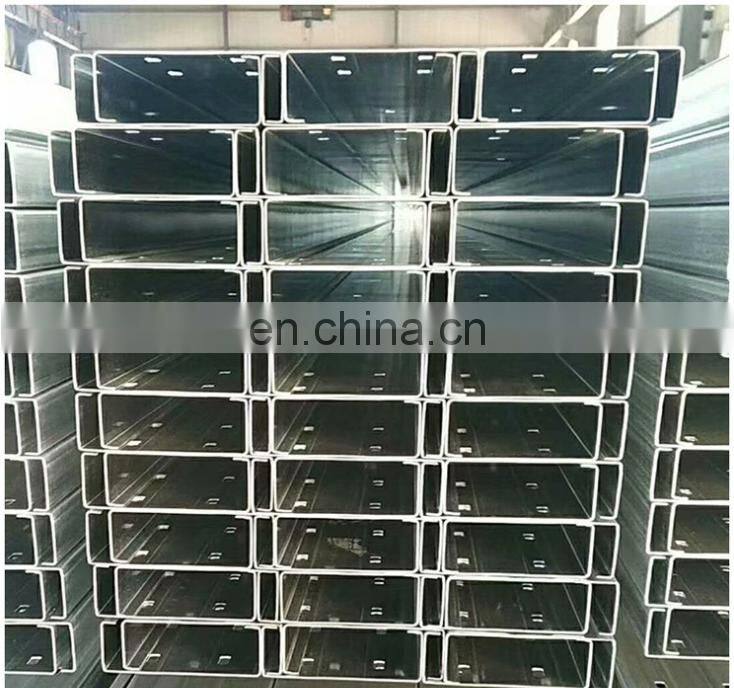 Steel channel galvanized C channel construction C channel steel profile