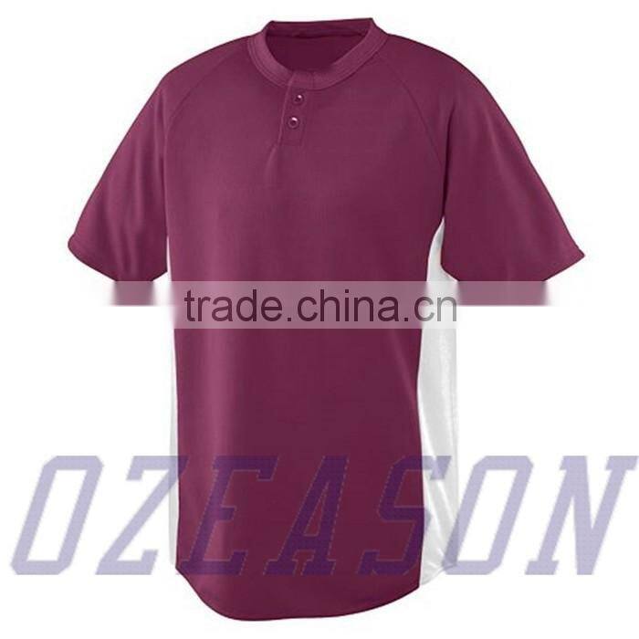 China Cheap Blank Baseball Jerseys,Fashion Plain Baseball Shirts