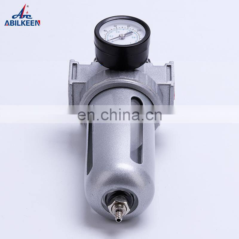 Electric Pneumatic Automatic SFR300 Thread Size G3/8 Air Source Treatment Combination Manual Drain Filter Regulator Air