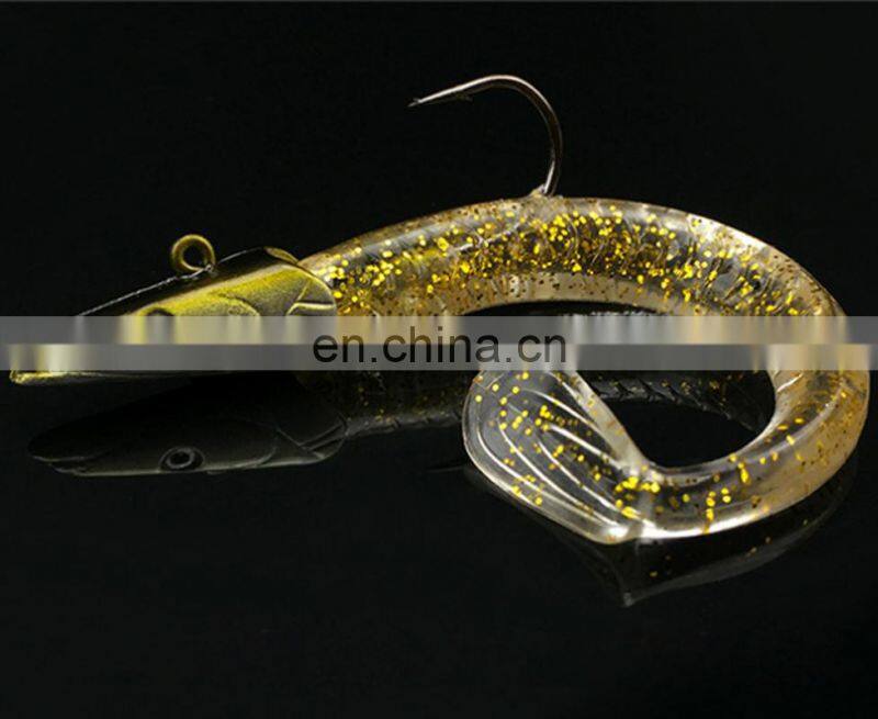 Amazon Hot Sale 10/16/ 22g Stock Free Samples Soft Fishing Lure Soft Jig Lure Jig Hook Soft Pinfish Bait