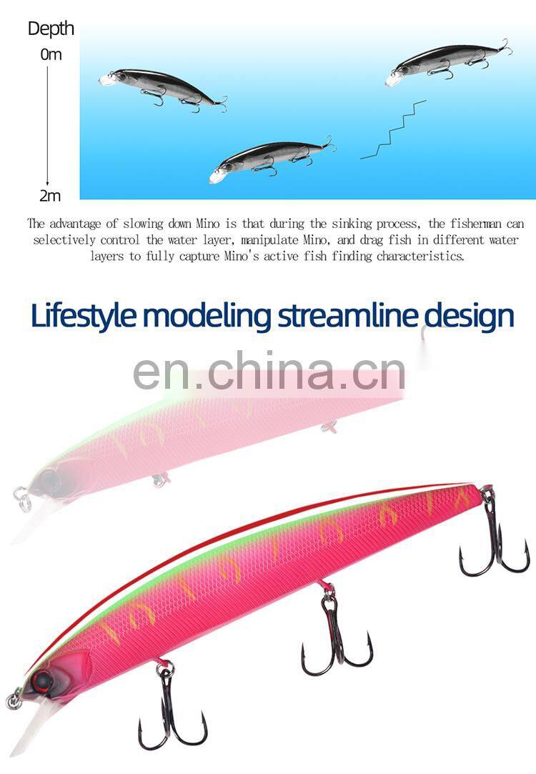 13cm 20g lifelike painting floating stickbait pesca bait fishing lures minnow