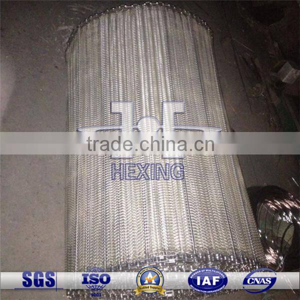304 Stainless Steel Chain Driven Flat Conveyor Belt