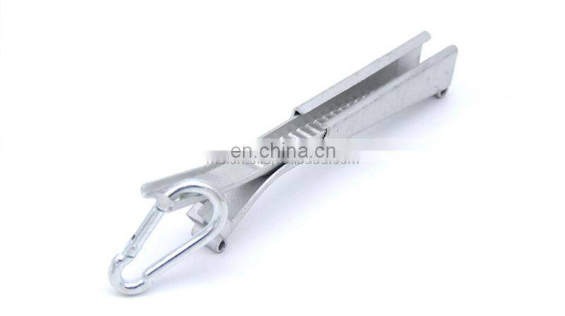 MT-1727 Factory Price HDG Fiber Optic Wire Telecom Wire Arc Cable Clamp Hanging Sliding Metal Hook
