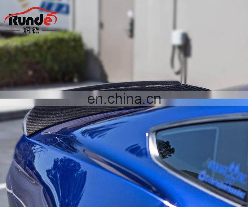 Runde Car Modification Parts Carbon Fiber Resin Material Trufiberya Rear Spoiler Suitable For 2015-2020 Ford Mustang rear spoiler
