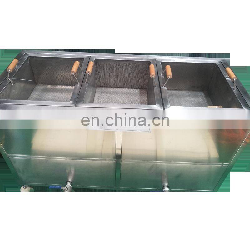 Complete sets of equipment french fries production line potato chips fried processing line.